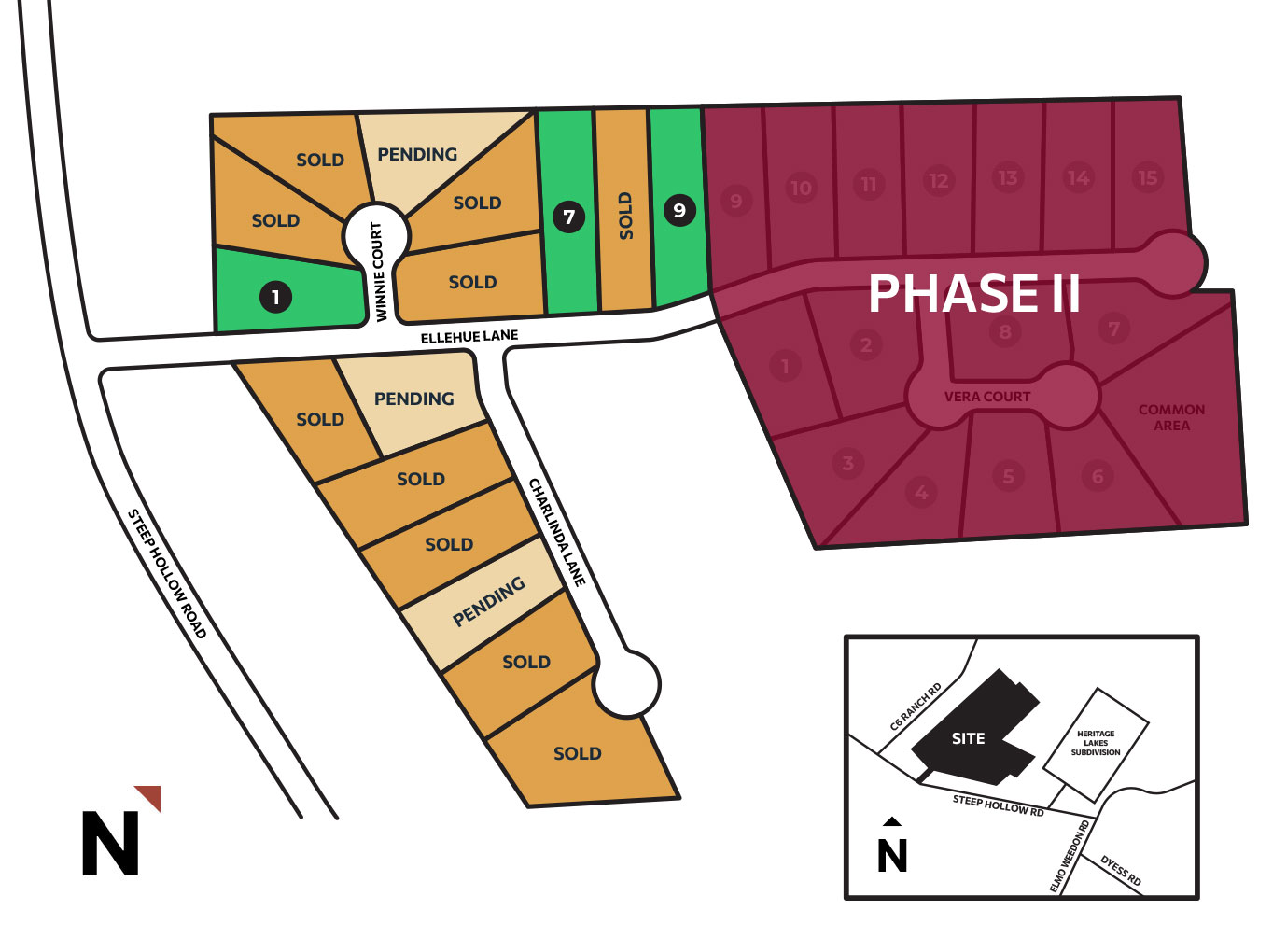 Phase 1 Site Map